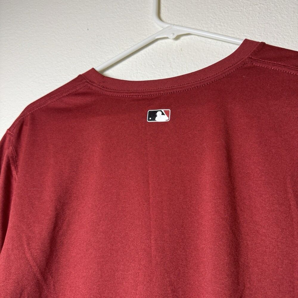 Arizona Diamondbacks Shirt Mens Medium Red MLB Baseball Dri-FIT Nike Tee T-Shirt - Picture 6 of 8